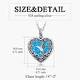 thumbnail image 3 of Personalized Heart Urn Locket Necklace for Ashes and Pictures 925 Sterling Silver Customized Locket Cremation Necklace for Ashes Memorial Keepsake Jewelry for Women, 3 of 4