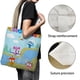 thumbnail image 3 of Adventure with The Choopies Bolso de tela con estampado de lienzo para mujer, bolsa de compras reutilizable y estética, con cremallera interior, regalo para mujer,38*45cm., 3 of 6
