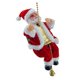 thumbnail image 1 of Muñecas de cuerda de escalada de Papá Noel, música navideña, decoración de Papá Noel, fácil de montar para fiestas festivas, 1 of 7