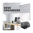 thumbnail image 5 of Juego de organizador de escritorio con 6 compartimentos y 1 cajón, organizador de escritorio con soporte para teléfono inteligente, 5 of 5