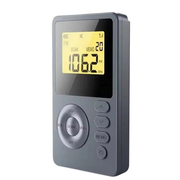 FM/AM Mini Radio Broadcast Equipment Digital Player Small Pocket Stereo Headphones Style Multi Band Fm Radio