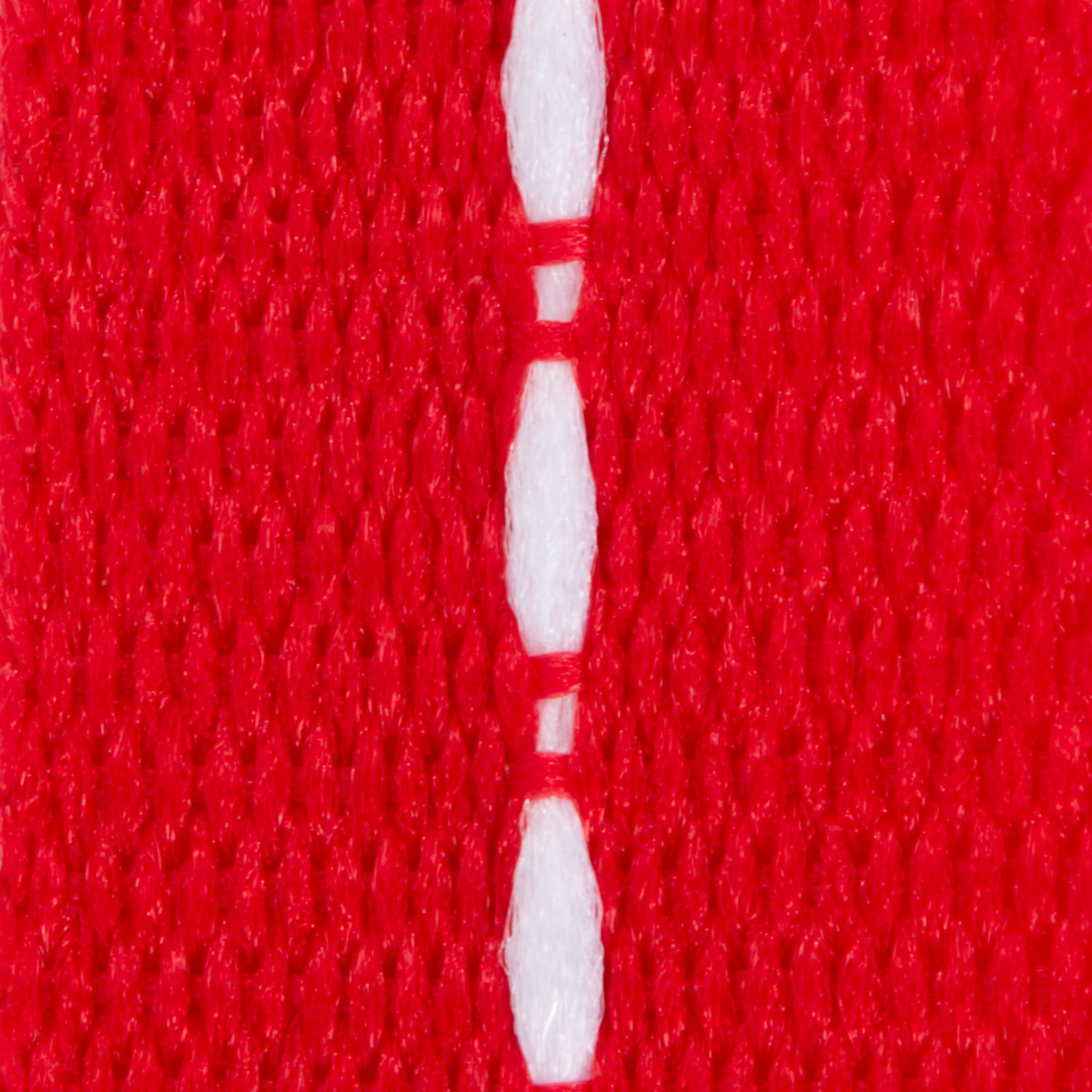 (4 pack) Offray Ribbon, Red 3/8 inch Center Stitch Grosgrain Ribbon for Sewing, Crafts, and Gifting, 12 feet, 1 Each