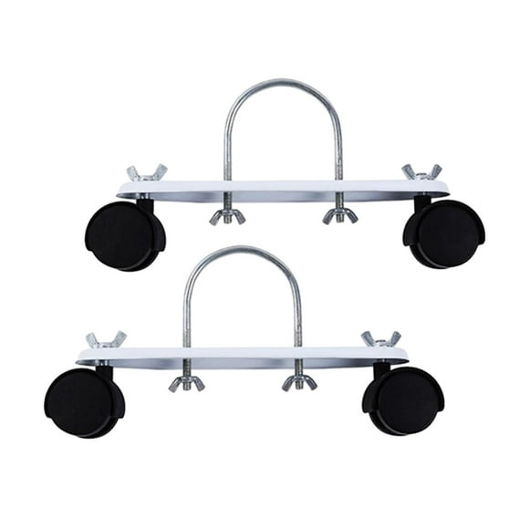 Base de marco de rueda de calentador eléctrico, 2 piezas, Universal, suave y fácil de mover, longitud de 21cm, piezas de reparación con accesorios de Rueda Negra Macarena Soporte de calentador eléctrico