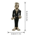 thumbnail image 2 of Figura de Monstruo de Chaqueta Cosida de Halloween, 2 of 6