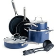 thumbnail image 6 of Blue Diamond Ceramic Toxin-Free Non-Stick Cookware Set, 10 Piece, 6 of 10