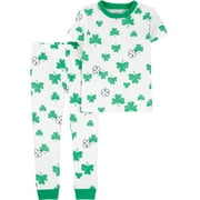 Carter's Child of Mine Baby and Toddler Unisex St. Patrick's Pajama Set, 2-Piece, Sizes 12M-5T