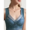 thumbnail image 2 of 5 sujetadores tipo bralette sin aros con encaje floral, elegantes y cómodos, transpirables, de cobertura completa, con efecto push up. Lencería y ropa interior para mujer., 2 of 5