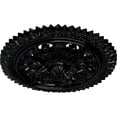 thumbnail image 3 of Ekena Millwork 21 5/8"OD x 2 1/2"P York Ceiling Medallion (Fits Canopies up to 3 5/8"), Hand-Painted Black Pearl, 3 of 6
