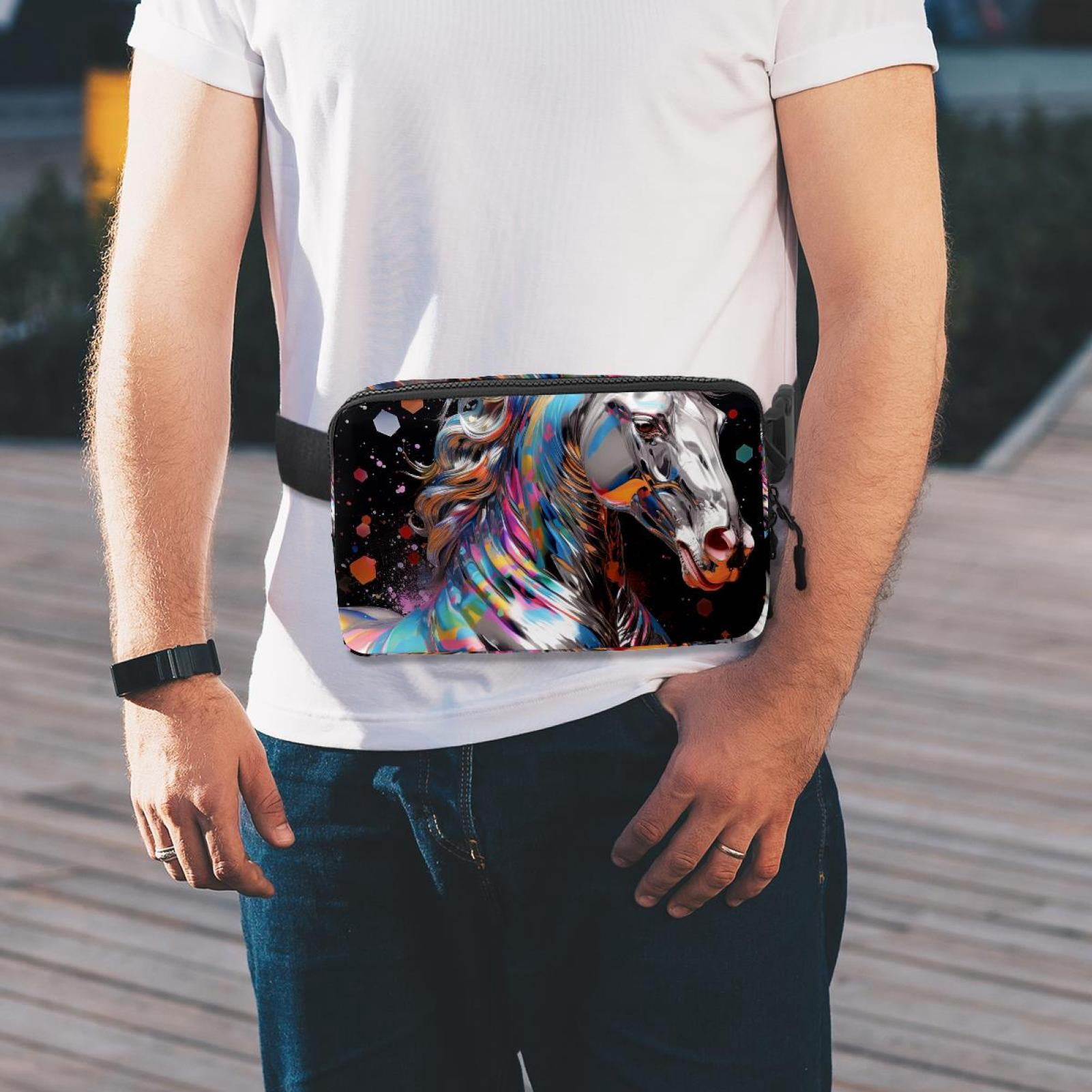Cartoons Fanny Packs Running Belt Belt Bag Lightweight Adjustable with Extension Strap Unisex