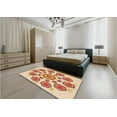 thumbnail image 4 of Ahgly Company Indoor Rectangle Patterned Khaki Gold Area Rugs, 3' x 5', 4 of 6