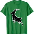 thumbnail image 1 of Cool Wild Goat Animal Horn Livestock Silhouette Capricorn T-Shirt Goat Lover Shirt Farm Animal Goat Gift Tshirt Farm Life Animal Lover Shirt, 1 of 1