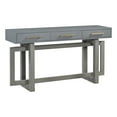 thumbnail image 3 of GZXS 57-Inch Long Console Table with Three Storage Drawers, Contemporary Entryway Table for Living Room & Home Decor, Easy Assembly (Antique Gray), 3 of 8