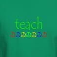 thumbnail image 3 of CafePress - TEACH PEACE Dark T Shirt - Men's Classic Graphic Cotton T-Shirt, 3 of 4