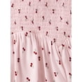 thumbnail image 2 of The Children's Place Girls Short Puff Sleeve Print Smocked Ruffle Dress, Sizes XS-XXL, 2 of 4