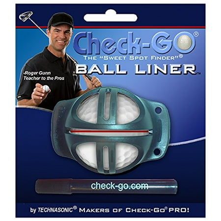 Check-Go Ball Liner W/ 1 Pen, By Technasonic Golf (Best Golf One Liners)