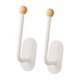 thumbnail image 5 of 2 piezas de ganchos de pared para guantes de boxeo, estante de almacenamiento versátil para colgar y secar. Blanco, 5 of 9