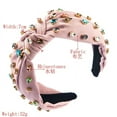 thumbnail image 3 of Fiudx Diadema de Cristal, Banda de Tela Suave con Brillo, Diseño de Nudo Elástico Brillante, Antiarañazos, Cómoda y Segura para Cuero Cabelludo, de Uso Diario, para Desmaquillarse y Lavarse La Cara,, 3 of 5
