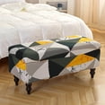 thumbnail image 3 of Footrest Stool Slipcover Stretch Case Protector Bench Cover Removable Bench Removable Bench for Kitchen Hotel Decor Style E, 3 of 9