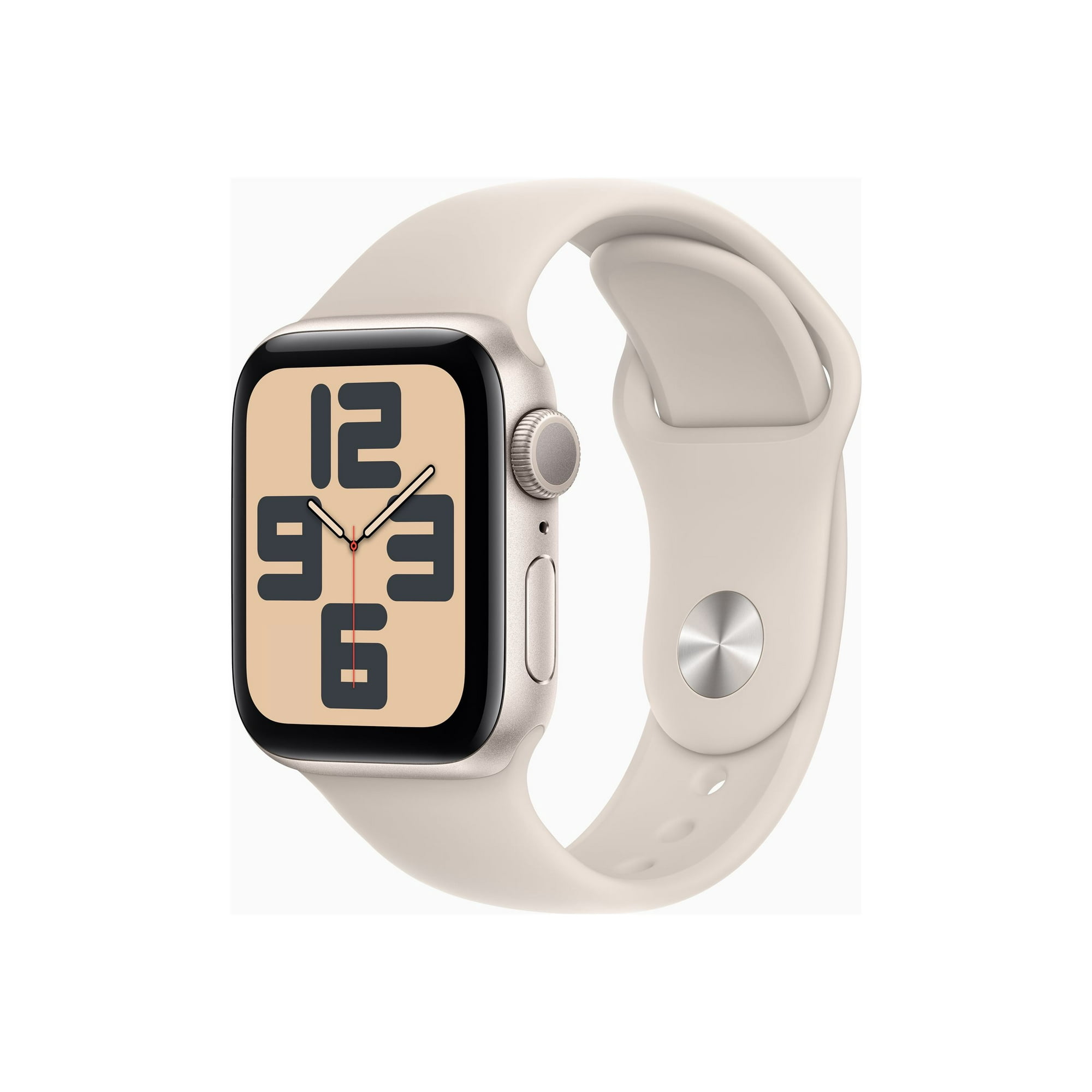 Apple Watch SE GPS 40mm Starlight Aluminum Case with Starlight Sport Band S M