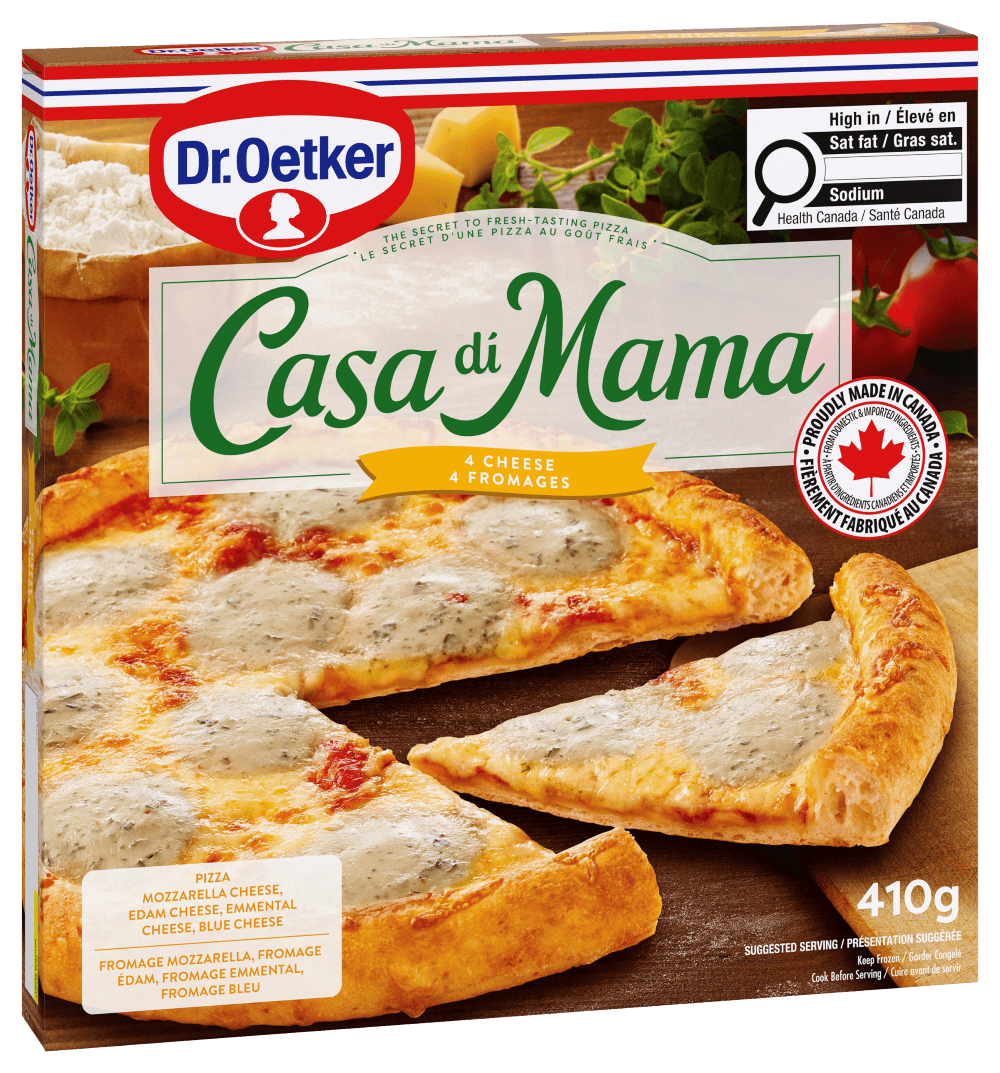 Dr. Oetker Casa Di Mama 4 Cheese Pizza, 410g