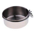 thumbnail image 2 of Alimentador De La Taza De De La Comida Del Perro Del Pájaro Del Tazón De Fuente Del Colgante Del Acero Inoxidable 2x M Zulema Tazón de fuente de acero inoxidable, 2 of 8