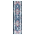 thumbnail image 2 of SAFAVIEH Brentwood Dimas Oriental Runner Rug, Navy/Red, 2' x 8', 2 of 11