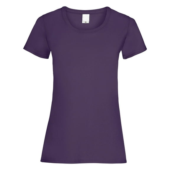 Womens Value Fitted Short Sleeve Casual T-Shirt