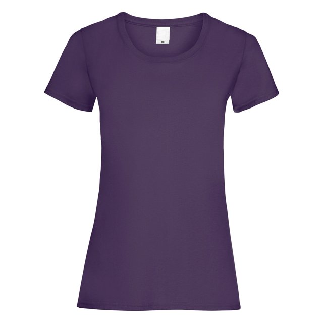 Womens Value Fitted Short Sleeve Casual T-Shirt
