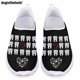 thumbnail image 1 of Zapatos planos casuales con estampado de dientes de dibujos animados de Doginthehole para mujer, zapatos de malla ligeros y transpirables de verano, zapatos planos cómodos para enfermería, 1 of 5