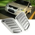 thumbnail image 4 of Walbest Air Flow Vent Cover 2 Pcs Universal Air Intake Grille Inlet Cover ABS Air Vent Intake Air Conditioning Protection Scoop Hood Cover Decorative, 4 of 7