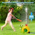 thumbnail image 3 of Water Sprinkler Baseball Kids Outdoor Play Toys, 2 in 1 Snail Water Outside Toys with 2 Sprinkler Heads for Boys Girls, 3 of 5