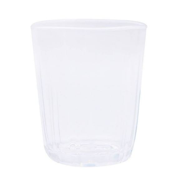 Vaso Mainstays Acrílico 11 cm con Líneas de 450 ml Transparente