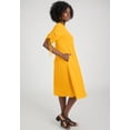 thumbnail image 3 of Jessica London Women's Plus Size Tie Sleeve Midi Dress, 3 of 4