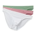 thumbnail image 1 of Plebaso 3 Pack Men's Briefs Low Rise Breathable Underwear Comfortable Lightweight Underpants for Men, 1 of 4