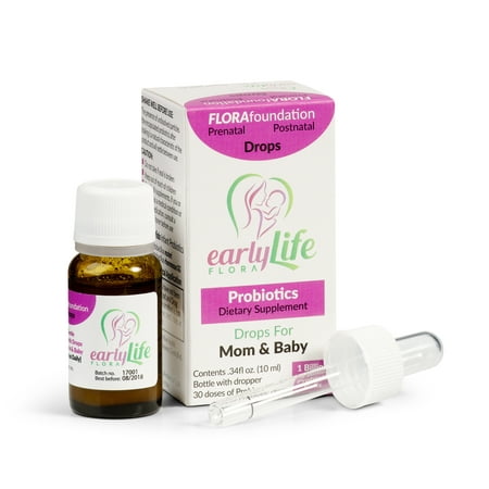 - earlyLife Flora Baby Probiotic Drops: : 5 Probiotic cultures: Allergen Free