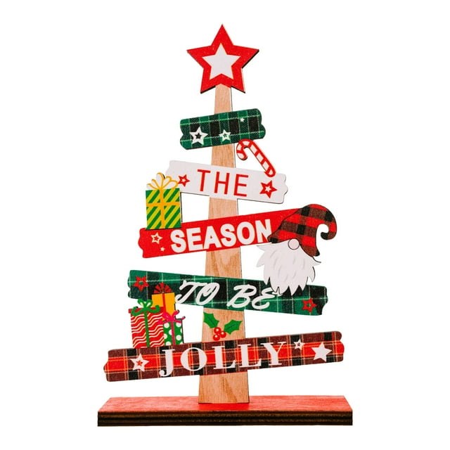 TIELUTT Christmas Decorations Christmas Tree Ornaments Wooden Ornaments Letters Tree Daughter Ornament Christmas Ornament Set Shatterproof Ornament Large Christmas Ornament Small Christmas Ornament