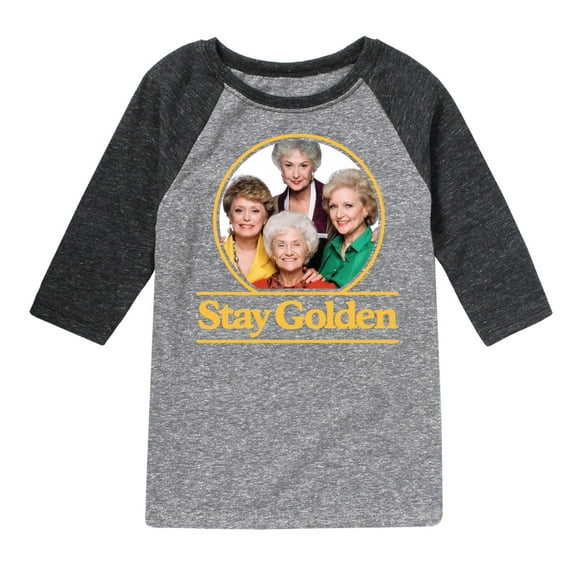 Golden Girls - Stay Golden Group - Toddler And Youth Raglan Graphic T-Shirt