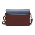 thumbnail image 2 of Bolsa Crossbody Dama Lisa Hpc Polo Color Café Solapa Color Azul HPC Polo Bolsa Crossbody CAFE-AZUL, 2 of 3