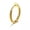 gold, variant on Fake Piercing Hoop Ring Spring Clip On Lip Nose Septum Ear Earring Punk Jewelry-black-2*16mm