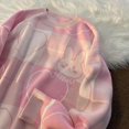 thumbnail image 1 of Chandail en Molleton Tricoté Motif Lapin Dessin Animé Chaud Ample Surdimensionné Femmes Harajuku kawaii Rétro Mignon Col Rond Chandail FGS, 1 of 6