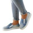 thumbnail image 3 of ZTTD Ladies Shoes Casual Shoes Fashion Soft Sole Non Slip Lazy Casual Shoes Canvas, 3 of 9