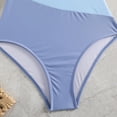 thumbnail image 6 of Uaswgudfs Womens One-Shoulder Swimsuit with Diagonal Strap & Color-Blocked Design - Quick-Dry Swimwear for Active Beach/Pool Days Blue L, 6 of 7