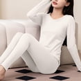 thumbnail image 4 of Valueadd Clothing Women's Thermal Underwear Underlay Sweatshirt Body Tight Sleepwear Thermal Underwear Set for women, 4 of 5