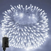 66 ft. Cool White String Lights Outdoor/Indoor, 200 LED Christmas Lights