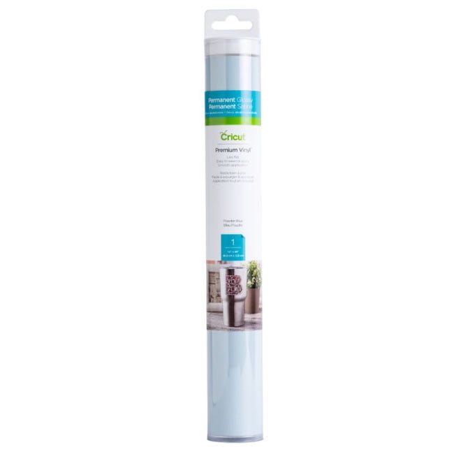 Cricut Premium Permanent Vinyl, 12'x48' - Powder Blue