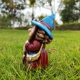 thumbnail image 5 of Spooky Halloween Gnome Decor With Witch Hat Design For Indoor Outdoor Scary Fun Lawn Garden Home Festive Party Decorations, 5 of 7