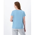 thumbnail image 3 of Hanes Sport Cool DRI Women's Performance V-Neck T-Shirt Light Blue 3XL, 3 of 4