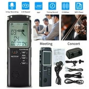 32GB Digital Voice Recorder Voice Activated Recorder with Playback - Small Tape Recorder for Lectures, Meetings, Interviews, Mini Audio Recorder