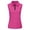 Hot Pink, variant on longantii Women's Golf Polo Shirts Casual 1/4 Zip Collared Tank Tops Sleeveless UPF 50 T-Shirts Spring Moisture-Wicking Athletic Clothes Green S