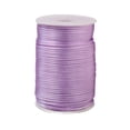thumbnail image 1 of Nvzi Nylon Satin Cord Beading Braided Thread String for Chinese Knotting Rattail Macrame Bracelets Necklaces Jewelry Making-1.5mm，Light Purple, 1 of 5